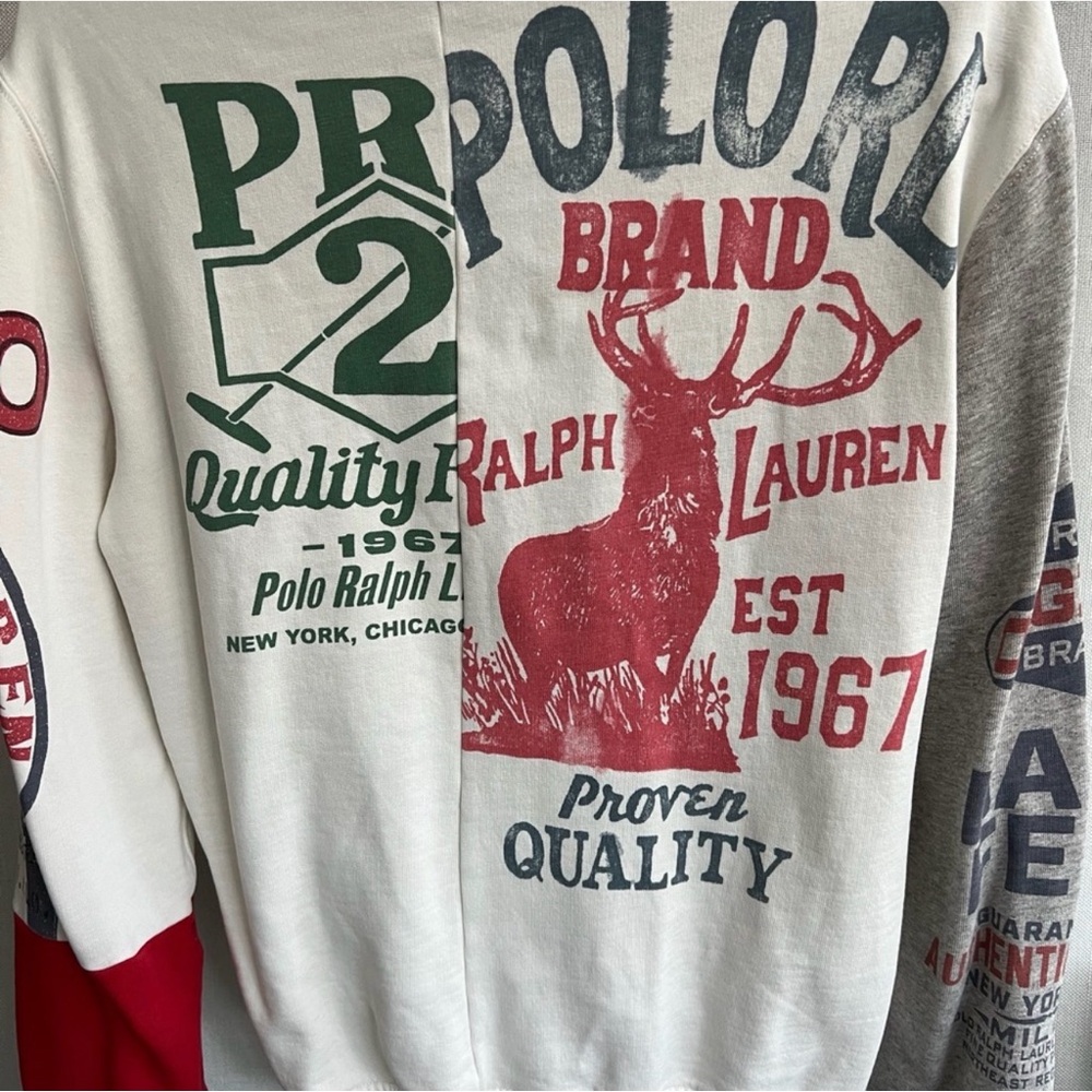 Polo by Ralph Lauren Multicolor Graphic Hoodie